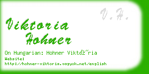 viktoria hohner business card